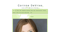 Desktop Screenshot of corinnedevries.org